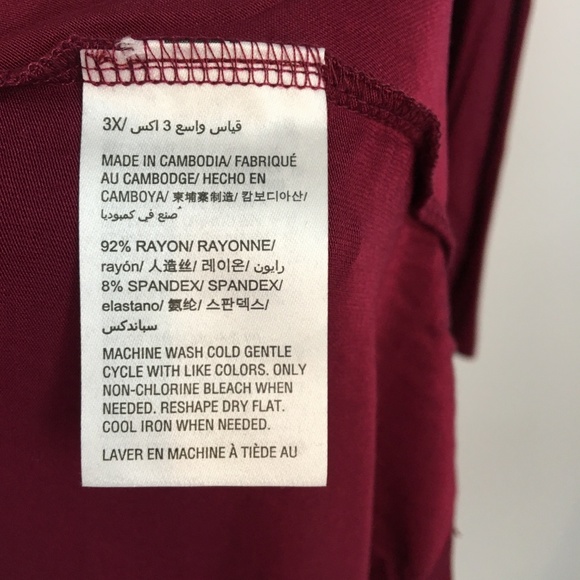 Style & Co Cranberry Light Weight Swing Midi Dress - Picture 5 of 5